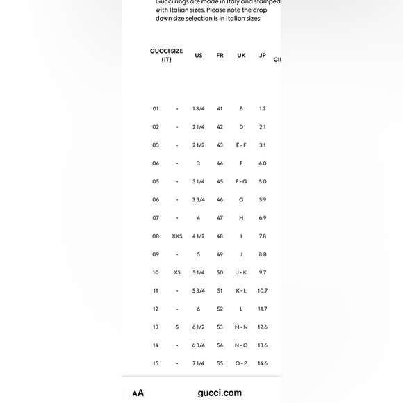 Gucci NWT G Cube Ring Sterling Silver Sz 6 3/4 - Picture 9 of 16